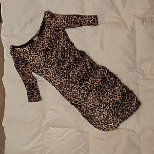 H&M Leopard Printer dress size 12